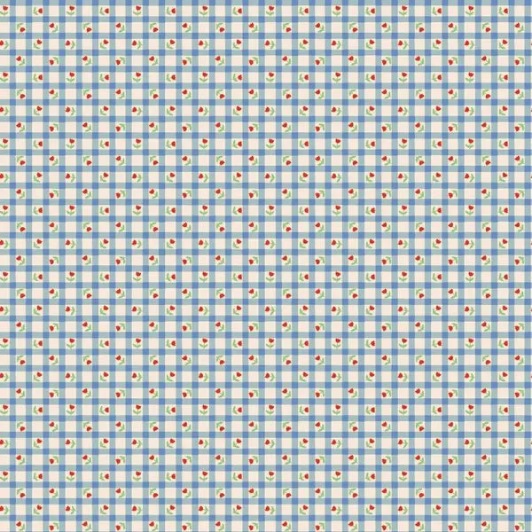 Bluebells and Buttercups- Poppie Cotton- BL26878- Tulip Kisses- Periwinkle