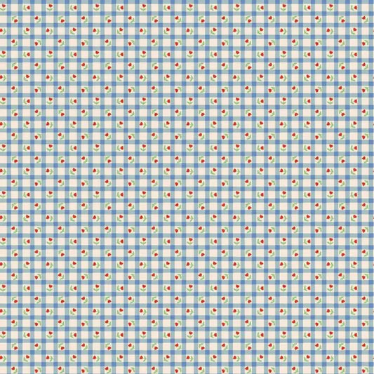 Bluebells and Buttercups- Poppie Cotton- BL26878- Tulip Kisses- Periwinkle