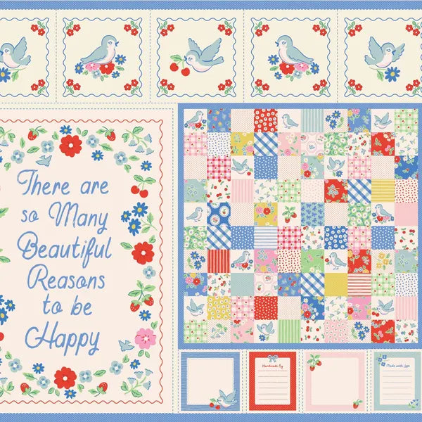 Bluebells and Buttercups- Poppie Cotton- BL26879- Project Panel Multi