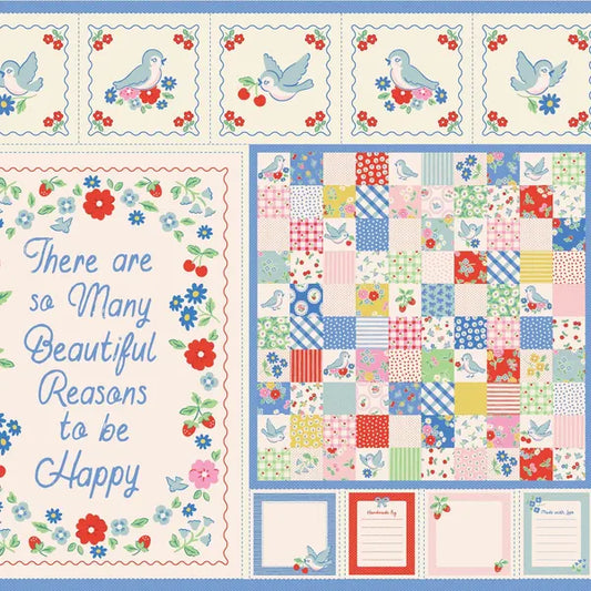 Bluebells and Buttercups- Poppie Cotton- BL26879- Project Panel Multi