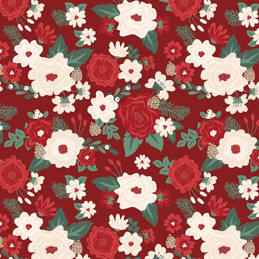 Evergreen Wishes by Traci Reed- C17810-Red- Riley Blake