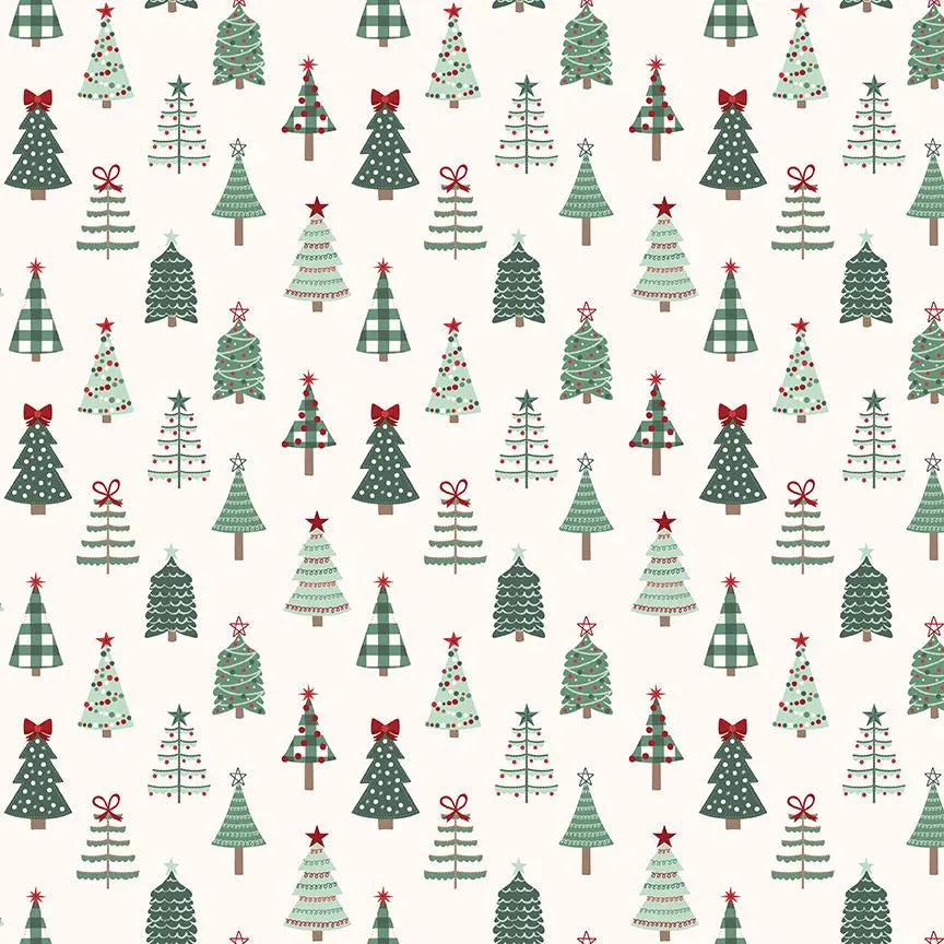 Evergreen Wishes by Traci Reed- C17811-Cream- Riley Blake