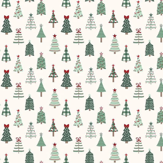 Evergreen Wishes by Traci Reed- C17811-Cream- Riley Blake
