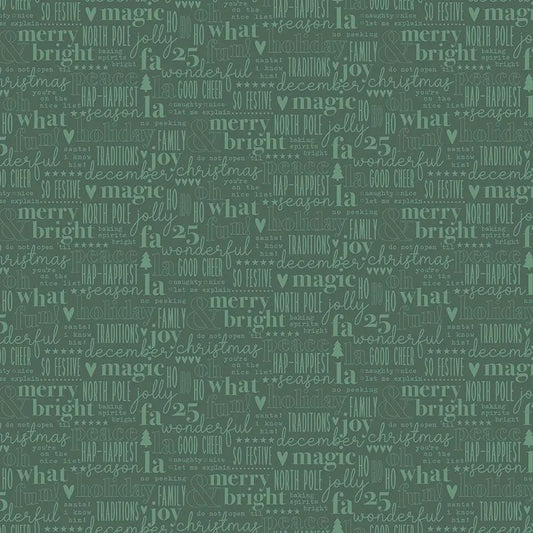 Evergreen Wishes by Traci Reed- C17813-Green- Riley Blake-