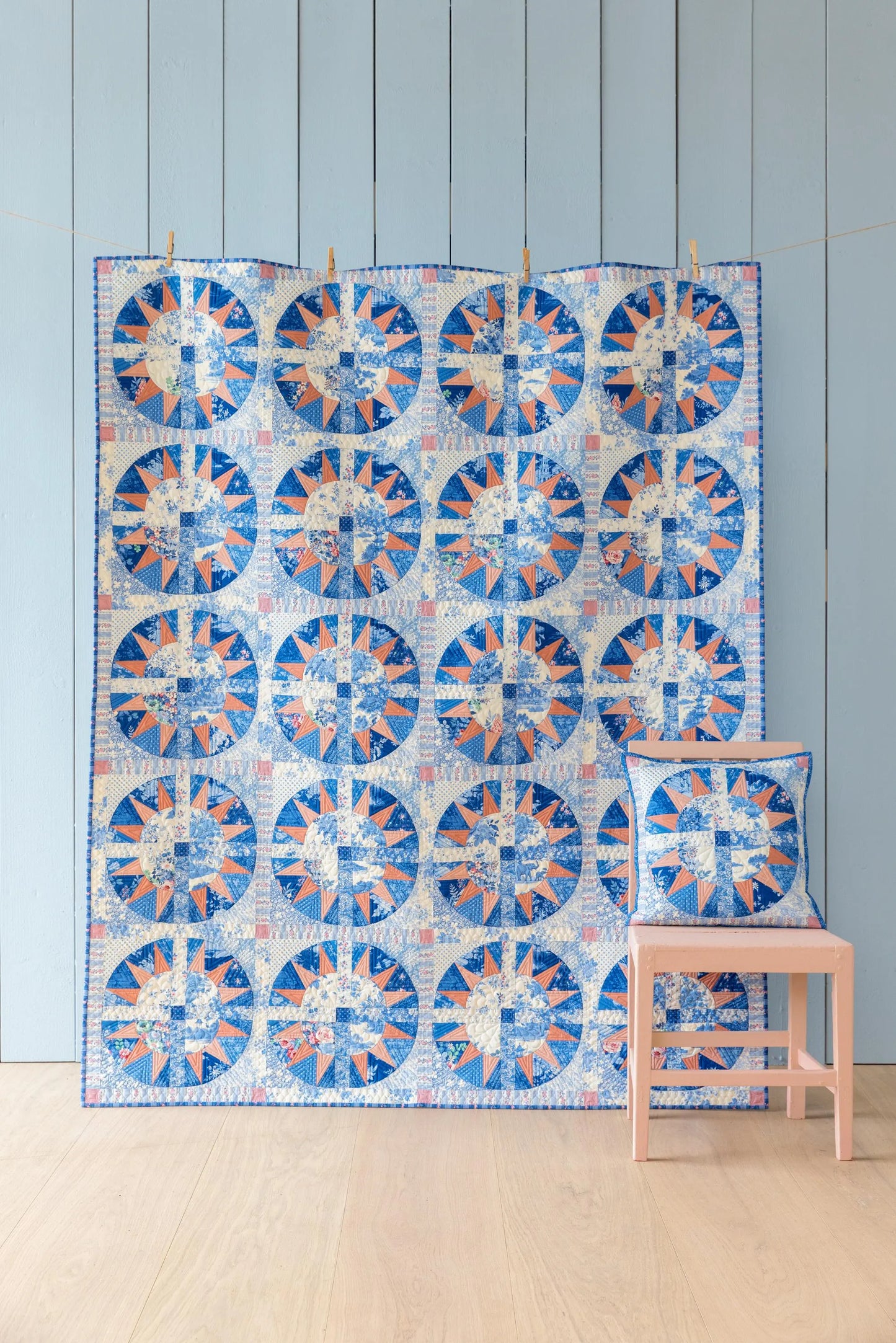 Something Blue Sunny Sky Quilt Kit- Tilda