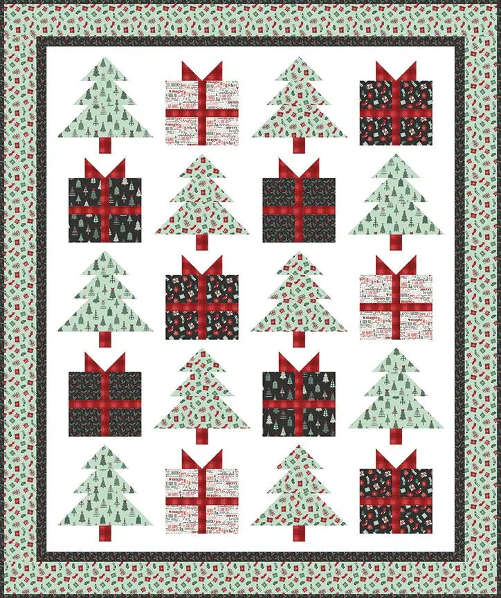 Evergreen Wishes by Traci Reed- C17815-Red- Riley Blake