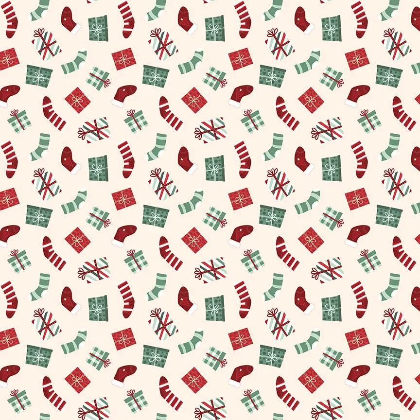 Evergreen Wishes by Traci Reed- C17812-Cream- Riley Blake