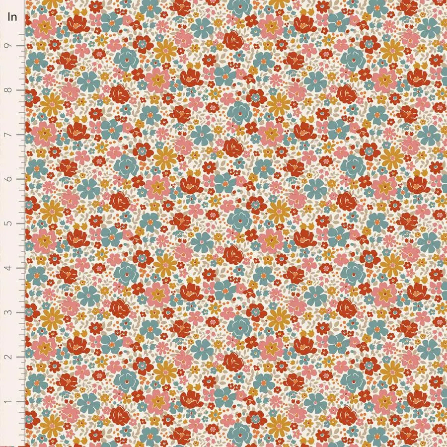 PREORDER Village Life- Esther- Tilda- 100681- Warm Cream- Cotton Quilting Fabric- Lane to Grace- Ships OCT 2026