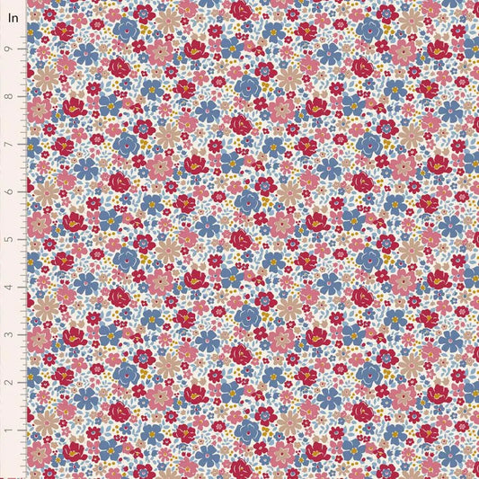 PREORDER Village Life- Esther- Tilda- 100691- Cold Cream- Cotton Quilting Fabric- Lane to Grace- Ships OCT 2026