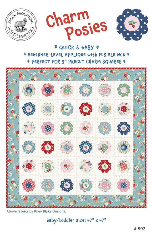 PRE-ORDER Charm Posies Quilt Kit featuring Cath Kidston® Signature Collection- by Riley Blake Designs