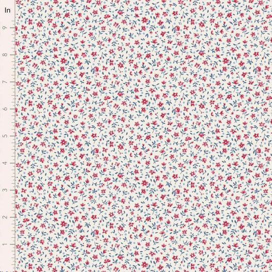 PREORDER Village Life Blenders- Mae- Tilda- 110181- Cream- Cotton Quilting Fabric- Lane to Grace- Ships OCT 2026