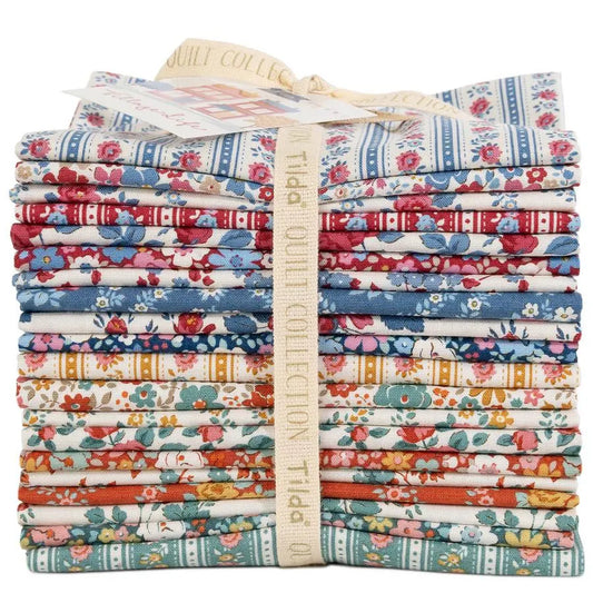 PREORDER- Village Life- Tilda- FQ Bundle (20 PC)- Cotton Quilting Fabric- Lane to Grace- Ships Oct 2026