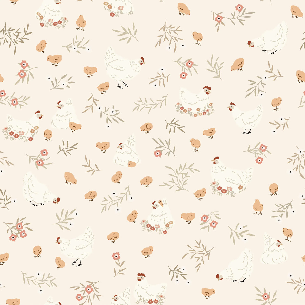Primrose and Parsley- Poppie Cotton- PR26837- Nesting-Beige