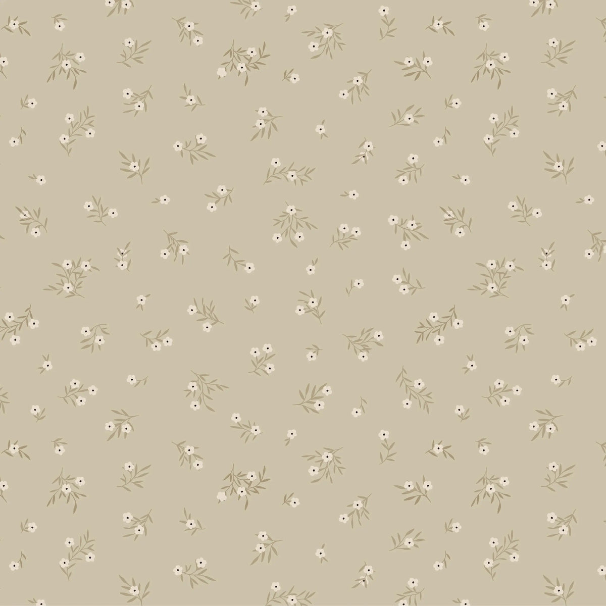 Primrose and Parsley- Poppie Cotton- PR26840- Meadow Sprigs-Sage