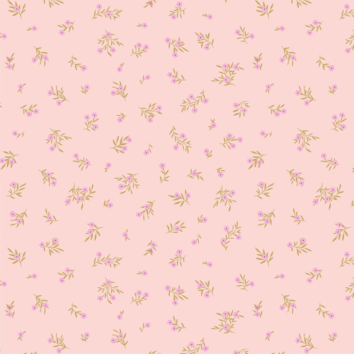 Primrose and Parsley- Poppie Cotton- PR26842- Meadow Sprigs-Rose