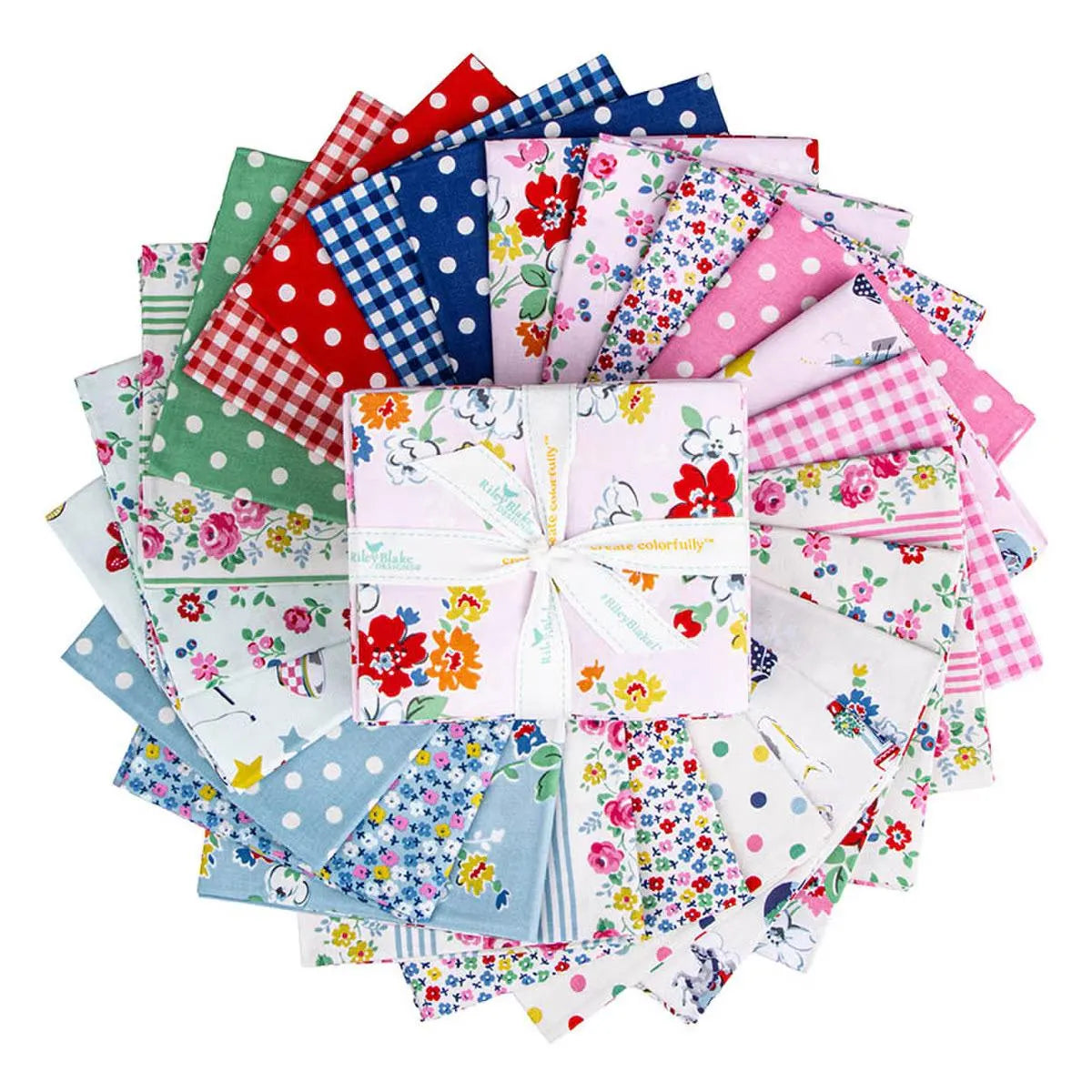 PRE-ORDER Cath Kidston® Signature Collection- FatQuarter Bundle (24PC)- FQ-18370-24- Riley Blake