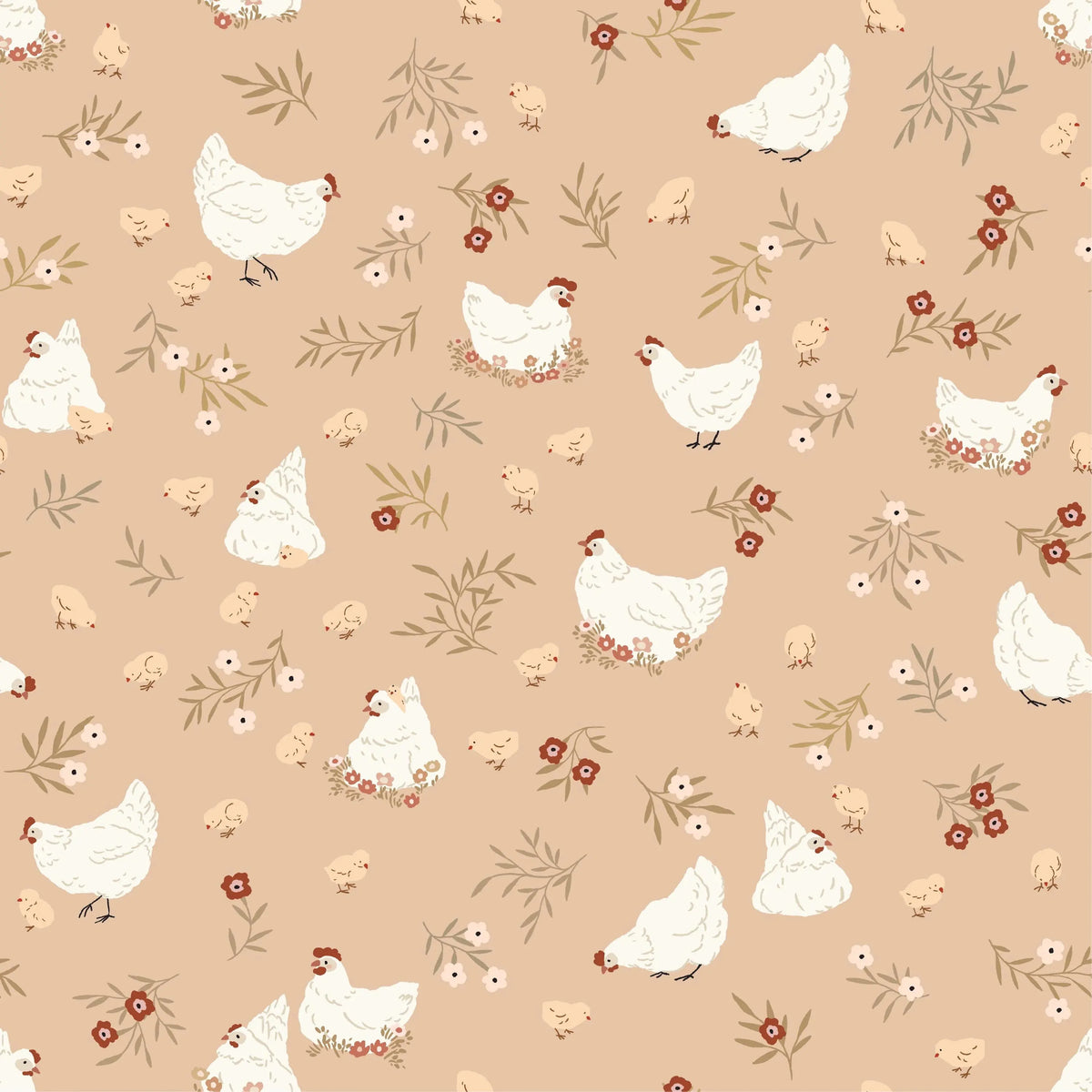 Primrose and Parsley- Poppie Cotton- PR26838- Nesting-Carmel