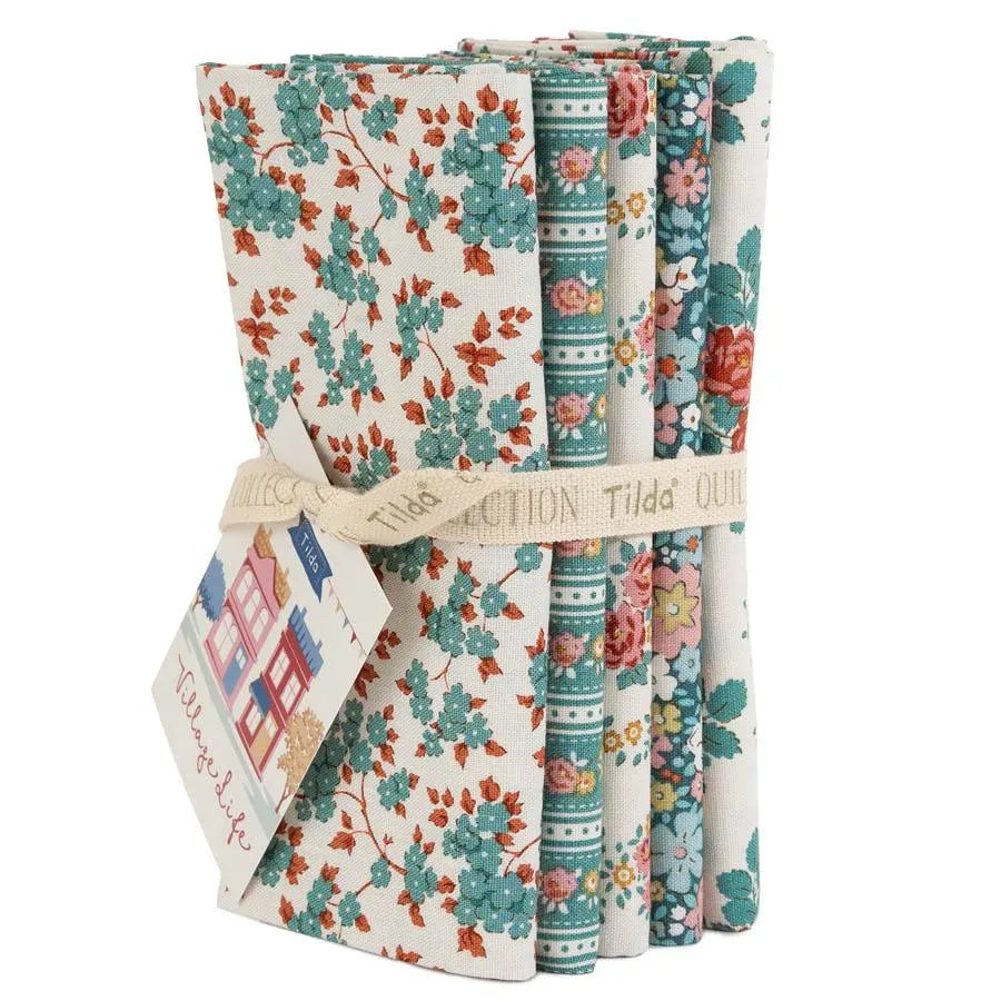Village Life- Tilda- FQ Bundle (5 PC)- Four Color Options