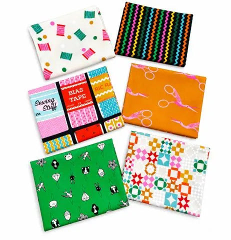 Ruby Star- 1 800 Notions-Curated FQ Bundle- 6PC