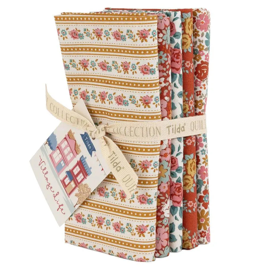 Village Life- Tilda- FQ Bundle (5 PC)- Four Color Options
