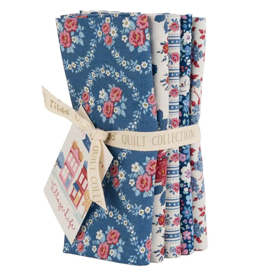 Village Life- Tilda- FQ Bundle (5 PC)- Four Color Options