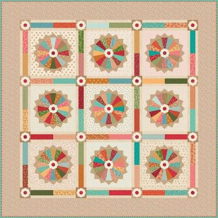 Baked with Love- Homemade Pie Quilt Kit- by Lori Holt- for Riley Blake- KT17780-