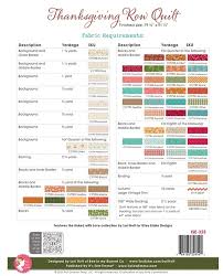 Thanksgiving Row Quilt designed by Lori Holt- It's Sew Emma- Pattern Book, ISE-325